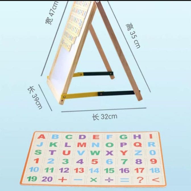 Wooden Montessori Educational Magnetic Blackboard , Multipurpose Educational Learning Board, Double-sided Magnetic Wooden Writing Blackboard Wooden Montessori Educational Magnetic Blackboard , Multipurpose Educational Learning Board, Double-sided Magnetic Wooden Writing Blackboard